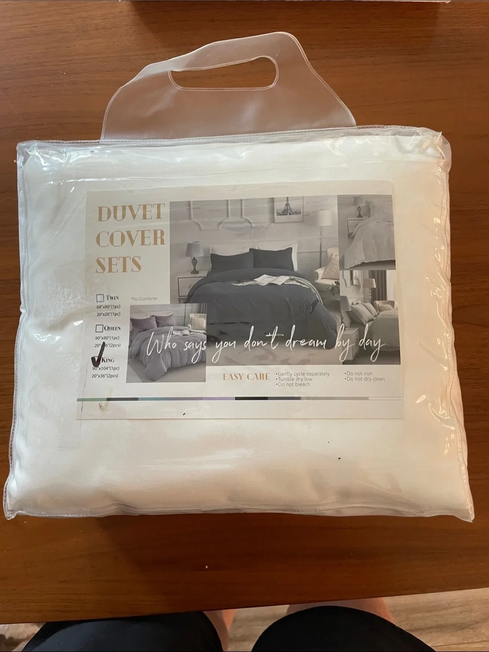 White Duvet Cover Set - Soft Easy Care Bedding